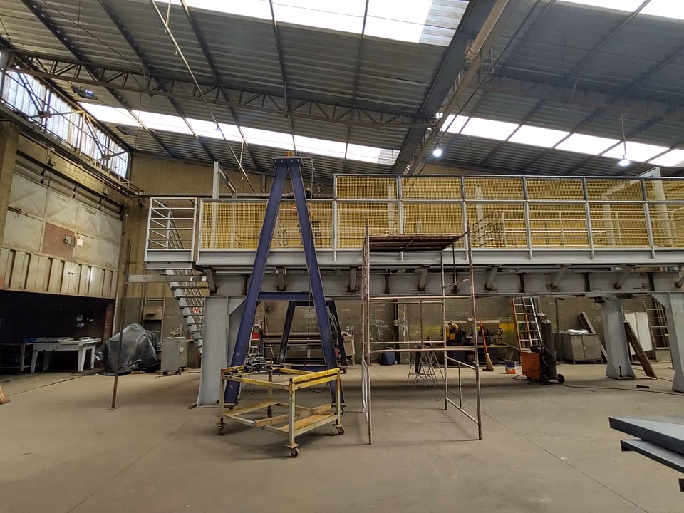 Componente industrial fabricado sob medida