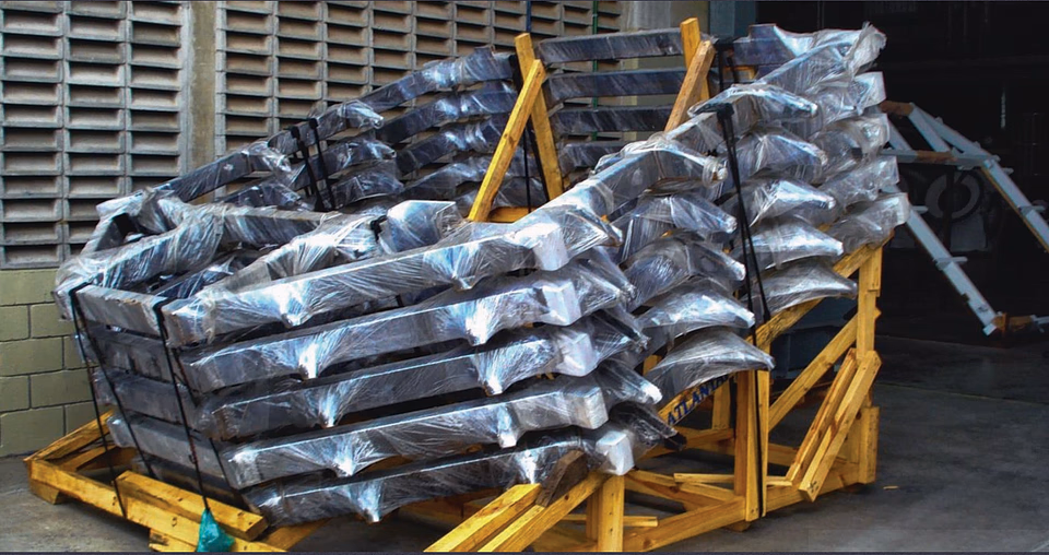 Componente metálico fabricado com precisão técnica