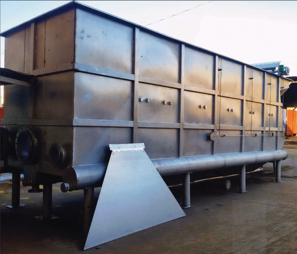 Soldagem estrutural em peça industrial de grande porte