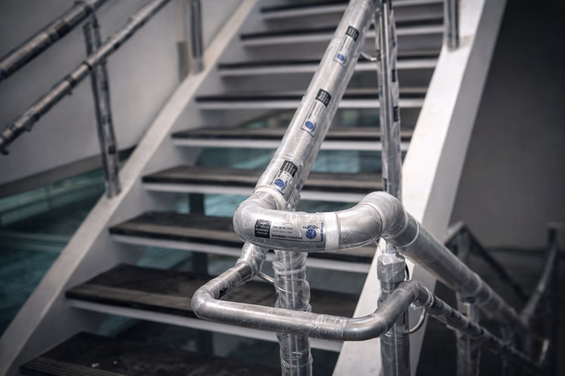 Plataforma industrial e mezanino fabricados pela VETEL